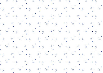 white and blue background abstract doodle art pattern  rain drops on the window