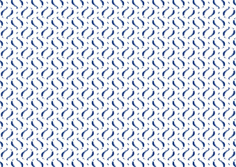 white and blue background abstract doodle art pattern  seamless pattern with fishes