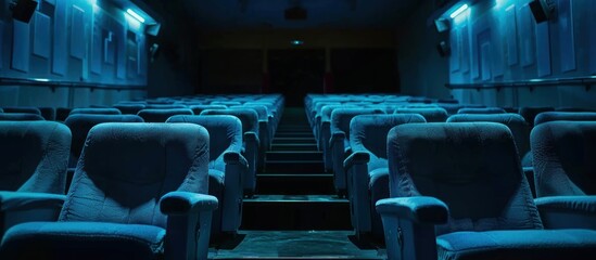 Empty Movie Theater Seats