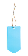 blank price tag isolated