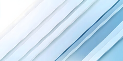 Obraz premium geometric white and blue modern abstract background. linear simple and light illustration