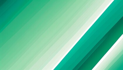 Obraz premium Abstract background with diagonal stripes in shades of green and white.