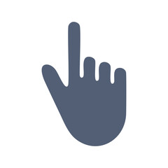 Hand pointing up. Simple hand pointing upwards, indicating direction, guidance, or selection. Perfect for presentations, websites, and social media.