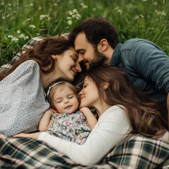 Fototapeta premium family