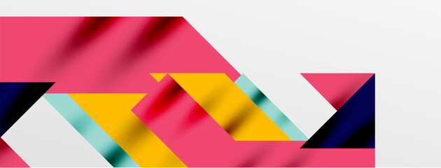 Minimal composition abstract lines and triangles background. Vector Illustration For Wallpaper, Banner, Background, Card, Book Illustration, landing page