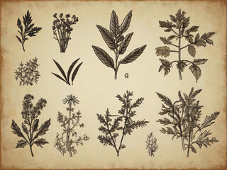 background with leaves