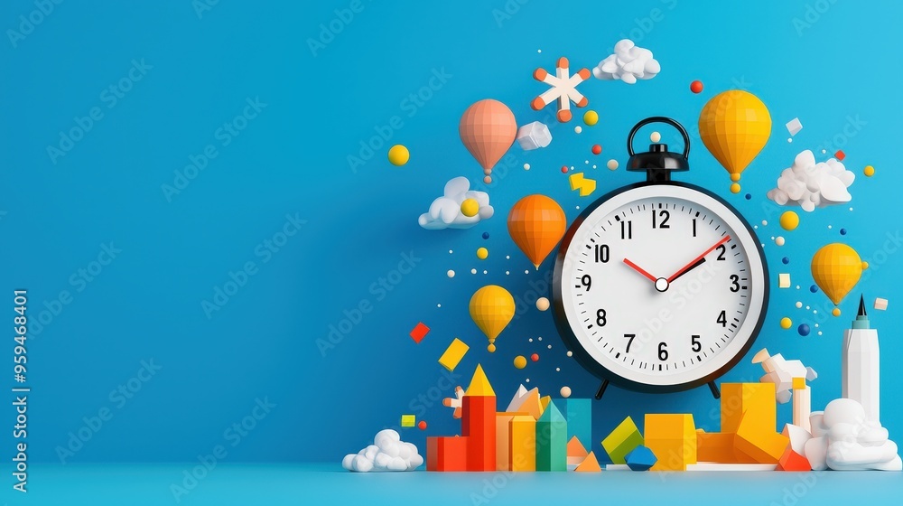 Poster discount countdown timer in a bold attention-grabbing style