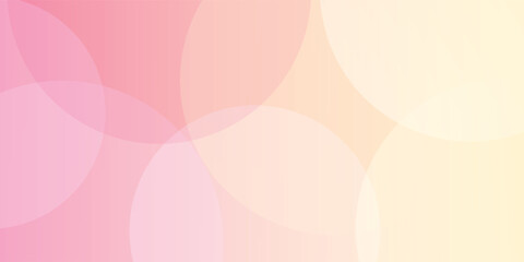 abstract background, modern minimalist pink and yellow gradations, circle effect simple