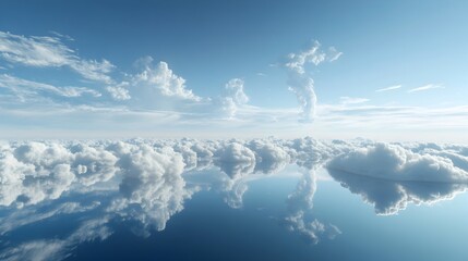 Fototapeta premium Stunning Weather Simulation Showcasing Dynamic Cloud Formations in the Atmosphere