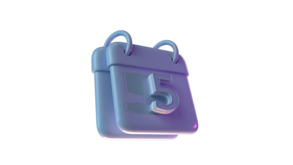 3D Model daily  calendar day 5