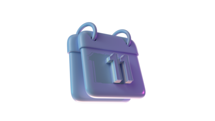 3D Model daily  calendar day 11