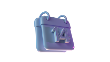 3D Model daily  calendar day 14