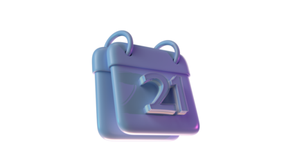 3D Model daily  calendar day 21