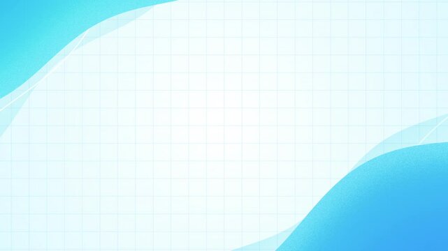 シンプルなブルーの波の抽象的なグラフィック背景アニメーション　ループ可能