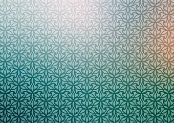Green gradient design flower abstract background