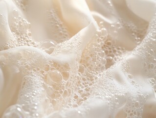 Fototapeta premium White dress with bubbles