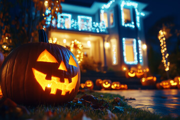 halloween pumpkin lantern