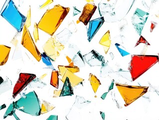 Broken Glass Pieces