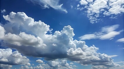 blue sky with clouds