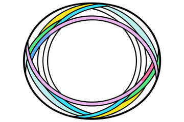 Simple caligraphic circle