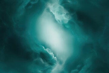 Luxurious Rich Teal Gradient Backdrop with Ethereal Flair