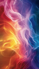 Obraz premium Colorful Smoke Abstract