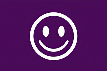 Fototapeta premium Dreamy Expressive Smiley Face Icon for Emotional Design