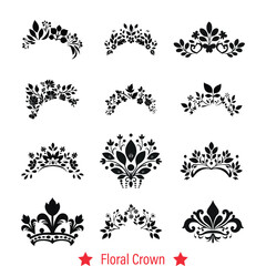 Botanical Royalty  Graceful Floral Crown Designs to Add a Touch of Glamour