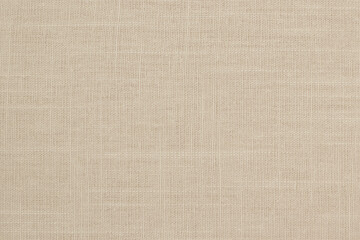 Brown linen fabric texture background, seamless pattern of natural textile.