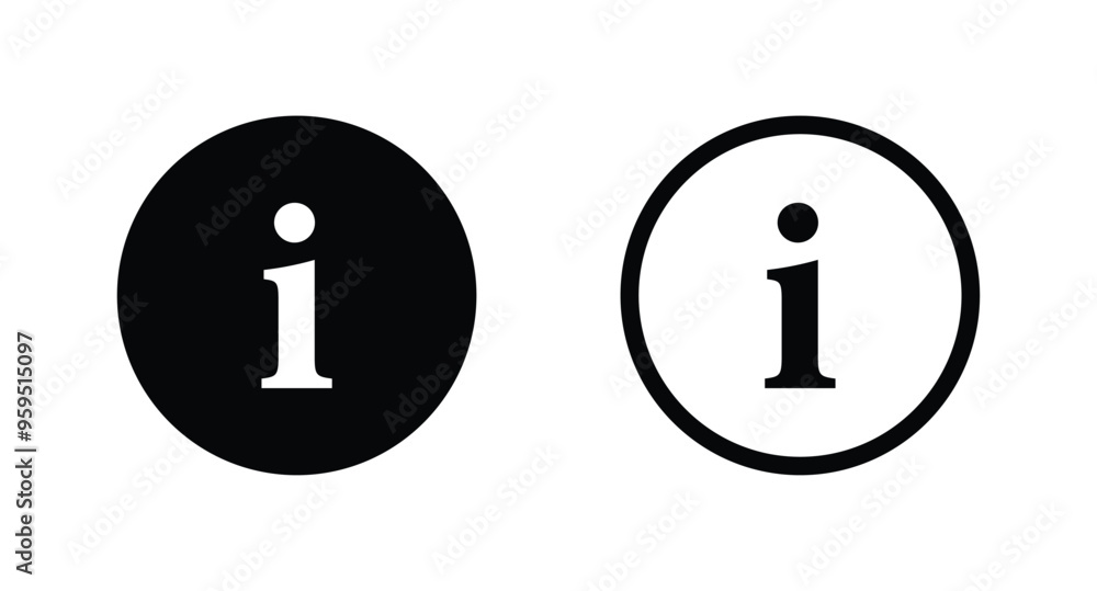 Poster information vector icon. info faq and support icon vector