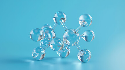 water molecule model, Science or medical background,