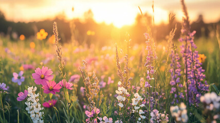 Obraz premium flowers in the garden