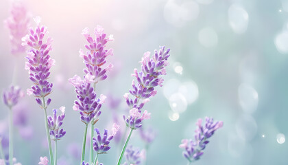 Obraz premium A single pastel color, such as mint green or lavender, providing a soothing and simple backdrop