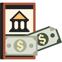 Wire Transfer Illustration