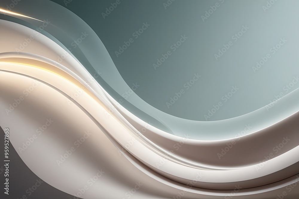 Poster elegant eggshell screen design featuring smooth curves and vibrant patterns