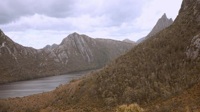 Landscape of Craddle Moutain in Tasmania Australia