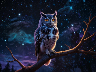 owl in the night