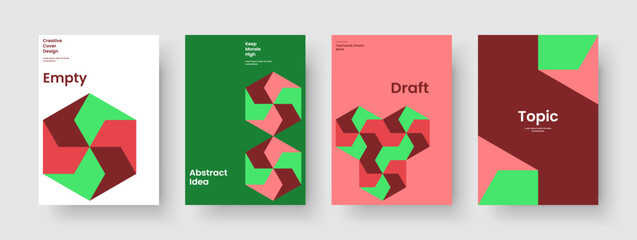 Geometric Book Cover Layout. Isolated Report Design. Creative Banner Template. Background. Flyer. Business Presentation. Brochure. Poster. Pamphlet. Journal. Brand Identity. Portfolio. Leaflet