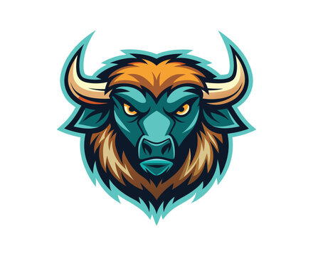 recommend clip art: Bull logo vector. bull head logo design. bull head mascot logo. horn bull vector