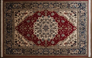 Obraz premium 36. **Full-size classic Oriental rug design with a seamless array of intricate medallions and borders**