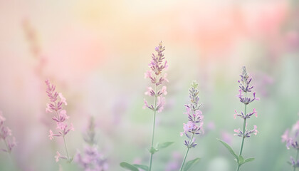 Obraz premium Soft watercolor splashes or strokes in muted tones, offering an artistic yet understated look