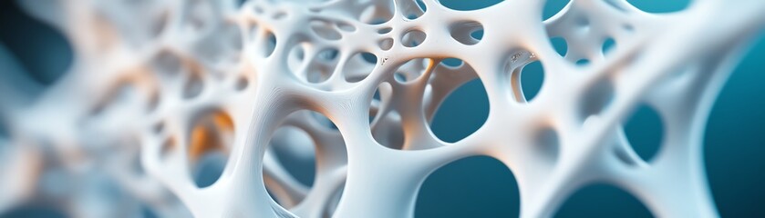 Composites materials engineered for maximum strength, intricate lattice structures demonstrating resilience