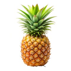 Fototapeta premium pineapple isolated on white