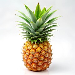Fototapeta premium pineapple on white background