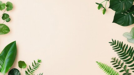 Garden planner with plant icons, natureinspired design, flat design illustration