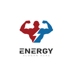 people energy logo power design symbol