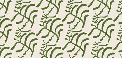 Seamless floral pattern. Trendy elegant textures. For backgrounds, wallpapers, textiles and fashion.