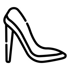 high heels Line Icon