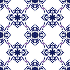 Abstract ethnic geometric pattern design for background or Wallpaper.Ikat,