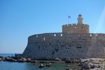 Exploring the picturesque Greek Islands on the Island of Rhodes (Rodos)